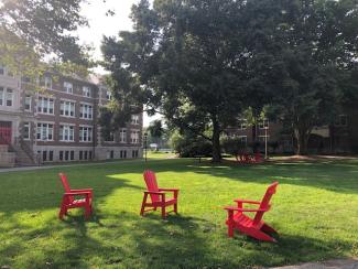 Quad at Muhlenberg College